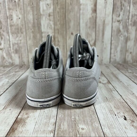 Vans pin stripe lace up skate - Womens 6.5 - Picture 4 of 10